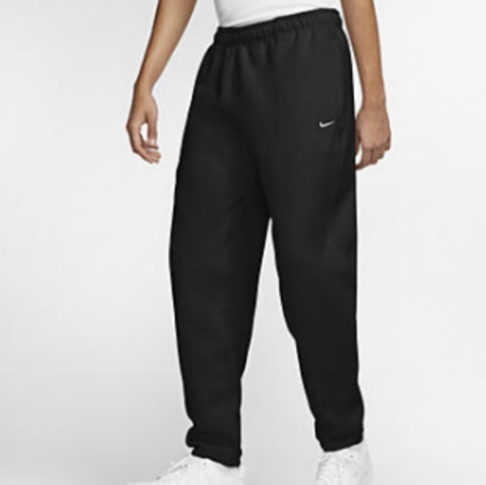 Nike Joggers Sweatpants Solo Swoosh joggers Black Mens BNWT